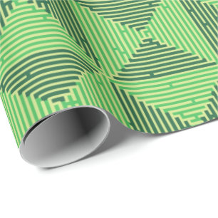 Maze Patchwork Canvas Print Geschenkpapier