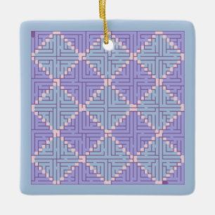 Maze Patchwork Keramikornament