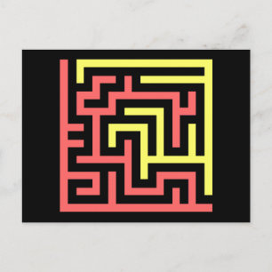 Maze Postkarte