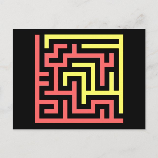Maze Postkarte (Vorderseite)