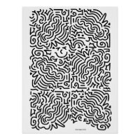 Maze Print von Jikaru Hayata