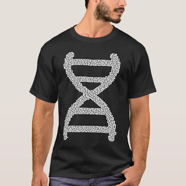 Maze Puzzle Labyrinth DNA T-Shirt (Vorderseite)