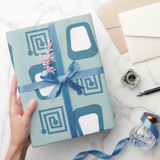 Maze und Trapezoide Geschenkpapier (Schenken)