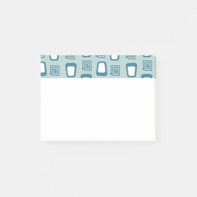 Maze und Trapezoide Post-it Klebezettel (Vorderseite)