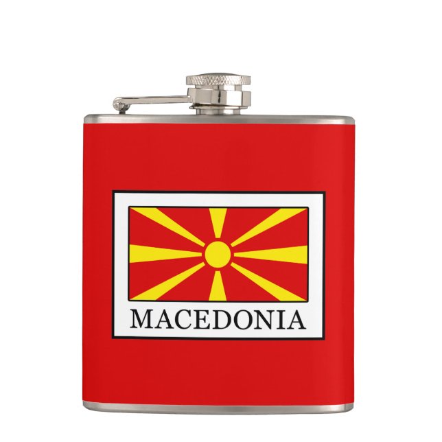 Mazedonien Flachmann (Vorderseite)