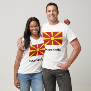 Mazedonien-Flagge T-Shirt