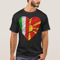 Mazedonien Italien - Italienische Flagge Makedonie