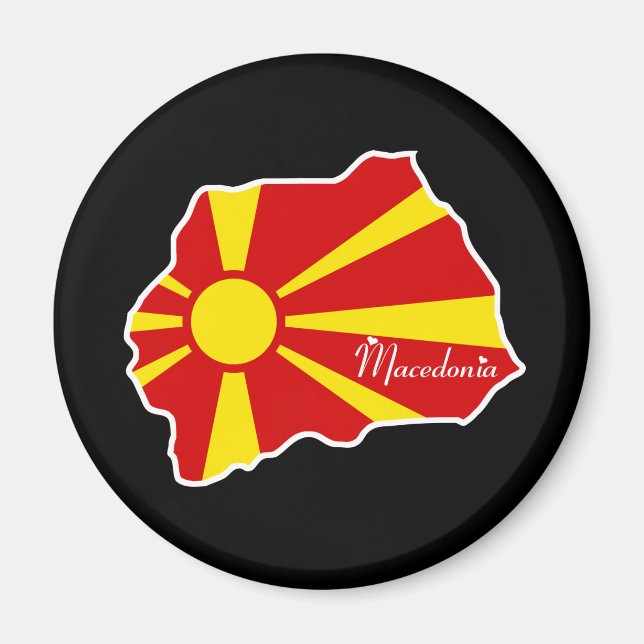 Mazedonien Magnet (Vorne)