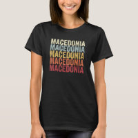 Mazedonien Ohio Mazedonien OH Retro Vintager Text