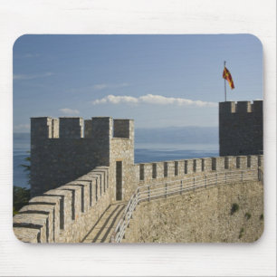 MAZEDONIEN, Ohrid. Burg Car Samoil - Burg 2 Mousepad