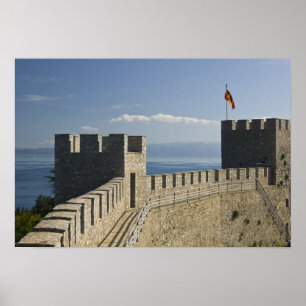 MAZEDONIEN, Ohrid. Burg Car Samoil - Burg 2 Poster