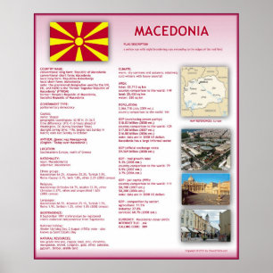Mazedonien Poster