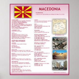 Mazedonien Poster