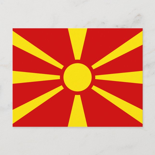 Mazedonien Postkarte (Vorderseite)