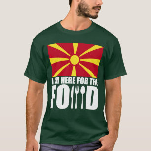 Mazedonien Souvenir Essen Reise Mädchen T-Shirt