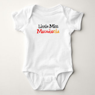 Mazedonische kleine Miss Baby Strampler