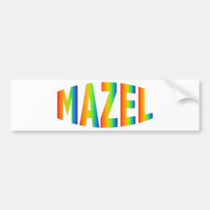 MAZEL AUTOAUFKLEBER