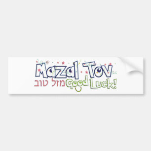 Mazel Tov Autoaufkleber