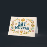MAZEL TOV BAT MITZVAH Jüdische Blume individuell a Karte<br><div class="desc">Handgezeichneter Text von mir für Sie. Ideal für einen Fledermausmitzvah. Fügen Sie Ihren eigenen Text in die Innenseite der Karte oder ändern Sie die Hintergrundfarben. Für weitere Designs und Farben Karo mein Shop! Oder lass mir Bescheid, wenn du etwas Angewohntes willst. Frag, wenn du nicht findest, was du brauchst! :...</div>