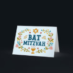 MAZEL TOV BAT MITZVAH Jüdische Blume individuell a Karte<br><div class="desc">Handgezeichneter Text von mir für Sie. Ideal für einen Fledermausmitzvah. Fügen Sie Ihren eigenen Text in die Innenseite der Karte oder ändern Sie die Hintergrundfarben. Für weitere Designs und Farben Karo mein Shop! Oder lass mir Bescheid, wenn du etwas Angewohntes willst. Frag, wenn du nicht findest, was du brauchst! :...</div>