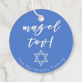 Mazel Tov! Davidstern Geschenkanhänger