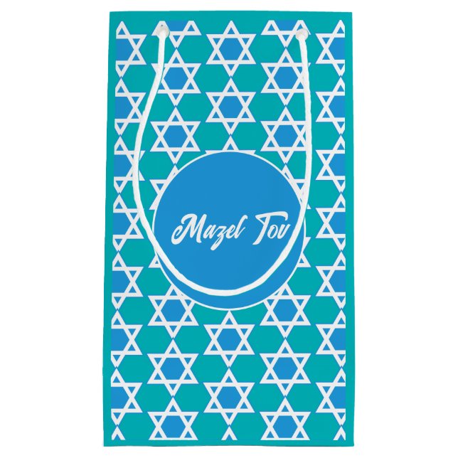 "Mazel Tov" jüdischer Urlaub Kleine Geschenktüte (Vorderseite)