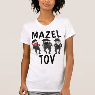 MAZEL TOV lustige jüdische T - Shirts