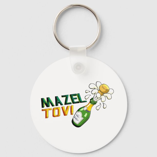 Mazel Tov Schlüsselanhänger (Vorderseite)