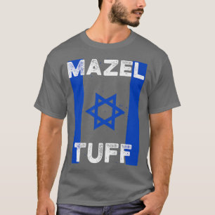 Mazel Tuff Stark Lustig Jüdische Arbeit Gym Hanukk T-Shirt
