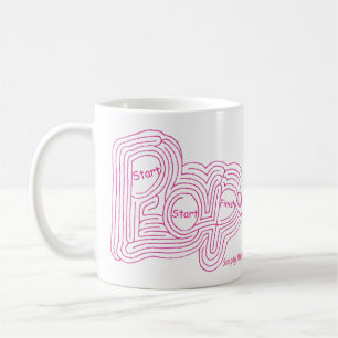 Mazes einfach "Pop" Maze Tasse