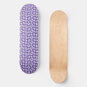 Mazipoodles Abstrakt Teardrops - Lila Skateboard
