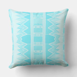 Mazipoodles Afrofuturist Pattern - Baby Blue Kissen