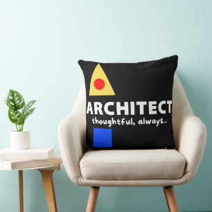 Mazipoodles Architect nachdenklich Kissen