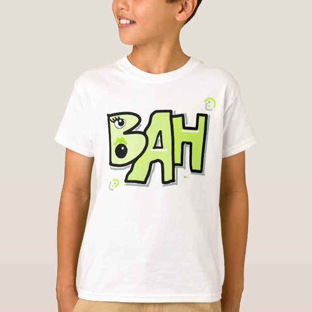 Mazipoodles Bah Humbug 3D Limon T-Shirt (Vorderseite)