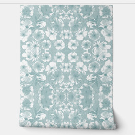 Mazipoodles Botanischer Garten - Dusty Airforce Bl Tapete