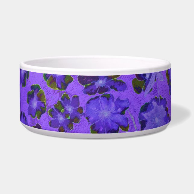 Mazipoodles Botanischer Garten - Violet Lila Napf (Vorderseite)