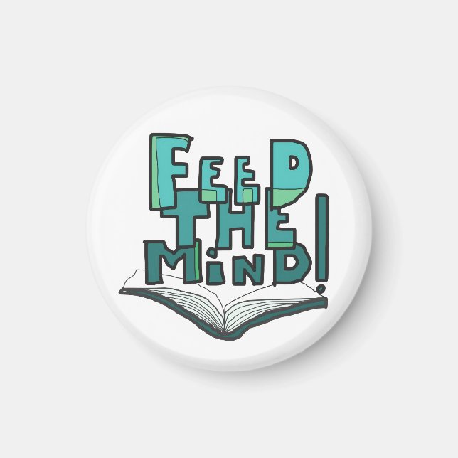 MAZIPOODLES Feed The Mind 066 Magnet (Vorne)