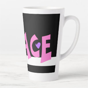 MAZIPOODLES Frieden Rosa Milchtasse