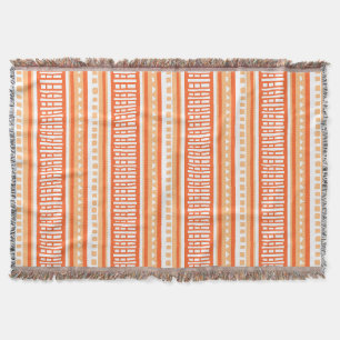MAZIPOODLES Gestreiftes Rippen Strickmuster 072 B Decke