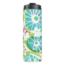 Mazipoodles Liebe Blume - Grün, Aquamarin, Lila