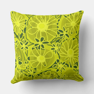 Mazipoodles Liebe Blume - Limettengrün Kissen