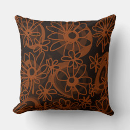 Mazipoodles Liebe Blume - Schwarzweiß Kissen