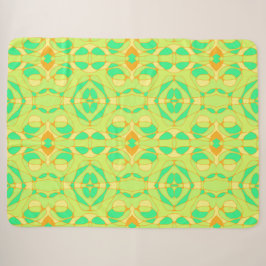 Mazipoodles Neuro Art Gelbes Orange Sherpadecke