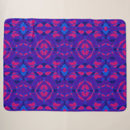 Mazipoodles Neuro Art Pink Orange Lila Sherpadecke