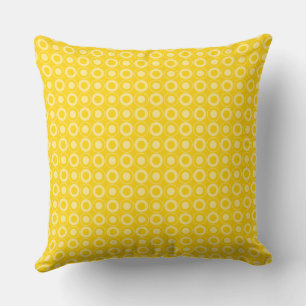 Mazipoodles Polka Dot Donuts - ButterscotGelb Kissen