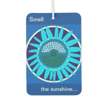 Mazipoodles Sonnenblume Sonnenschein: Blau 1