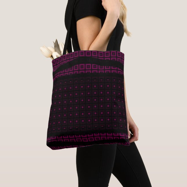 Mazipoodles Squares and Studs - Deep Magenta (Von Nahem)