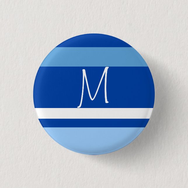 MAZIPOODLES Streifen Spaghetti 105 Button (Vorderseite)