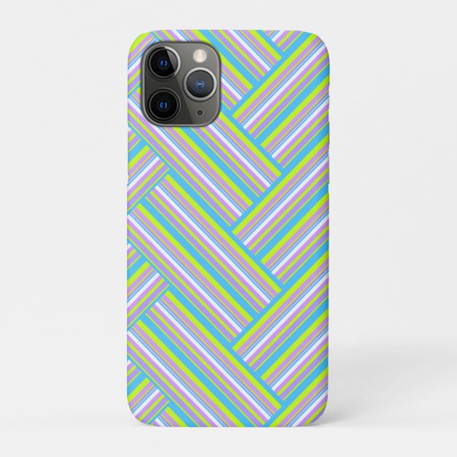MAZIPOODLES Streifen Spaghetti 54 Herringbone  Case-Mate iPhone Hülle (Rückseite)