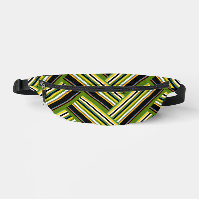 MAZIPOODLES Stripes Spaghetti 11 Herringbone  Bauchtasche (Vorderseite)